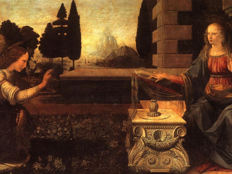 Leonardo da Vinci - Annunciation